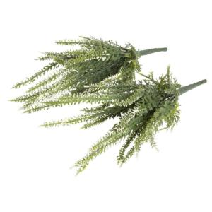 kunstmatige Erika/Erikabousch/heide met 15 stelen Kleur: crème-wit (2 stuks)