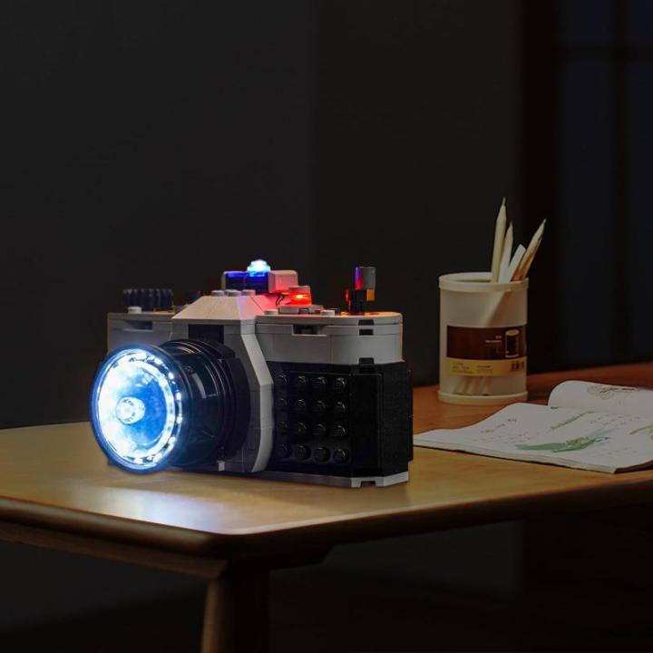 Ledlichtset compatibel met Lego Retro Camera 31147 (geen model), decoratieverlichtingsset compatibel met Lego Retro Camera Creatief speelgoed - standaard versie