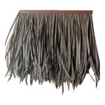 Palm Thatch Roll kunststro, kunststof, kunstpvc, houten huis, paviljoen, fake stro, natuurlijke dakdecoratie, vuurvast en vlamvertragend Thatch Roll, kleur: geel A, maat: 4 stuks
