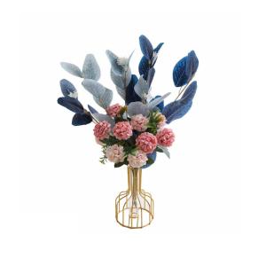 Kunstblumen Künstliche Blumen, künstliche Blumendekoration, Ornamente, Seidenblumenstrauß mit Vasen für Tischaufsatz im Wohnzimmer für jeden Anlass