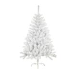 Kunstkerstboom met metalen standaard, spar 120 cm - 210 cm (Wit, 150cm 293Tips)