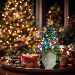 Zwerg-Weihnachtsbaum – Zwerg-Weihnachtsbäume, kleine Weihnachtswichtel, Dekoration, Weihnachtsdekoration, für Tisch, Zuhause, Zimmer, Tisch, Kamin, Büros, Halloween, Thanksgiv