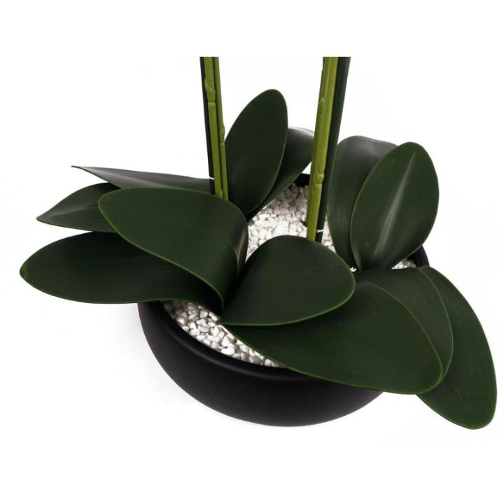 Realistische künstliche Orchideenpflanzen, vollständig getopft