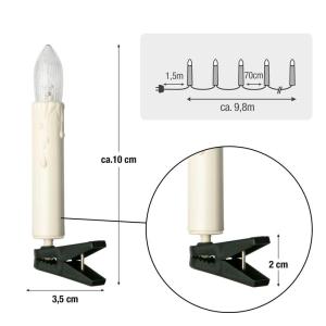 611533 decoration lighting Ivory 15 lamp(s) - 611533, Ivory, 15 lamp(s), Clear, 11.3 m, 1.5 m, 70 cm