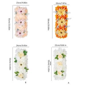 Lange künstliche Blumenarrangements, Dekorationen, Foto-Requisiten für die Hochzeitsfeier