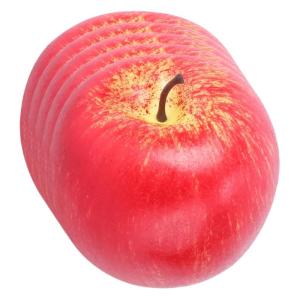 5 Sätze Künstlicher Apfel Gefälschte Fruchtverzierung Lebendiges Fruchtmodell Künstliche Früchte Wohnungsdeko Realistische Fruchtornamente Ornamente in Fruchtform Pu 5 Stück 