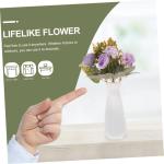 Künstlicher Pfingstrosenstrauß Hochzeit Gefälschte Pfingstrosen Künstliche Pfingstrosenstiele Künstliche Künstliche Rosa Pfingstrosen Gefälschter Blumenstrauß Violett Plast