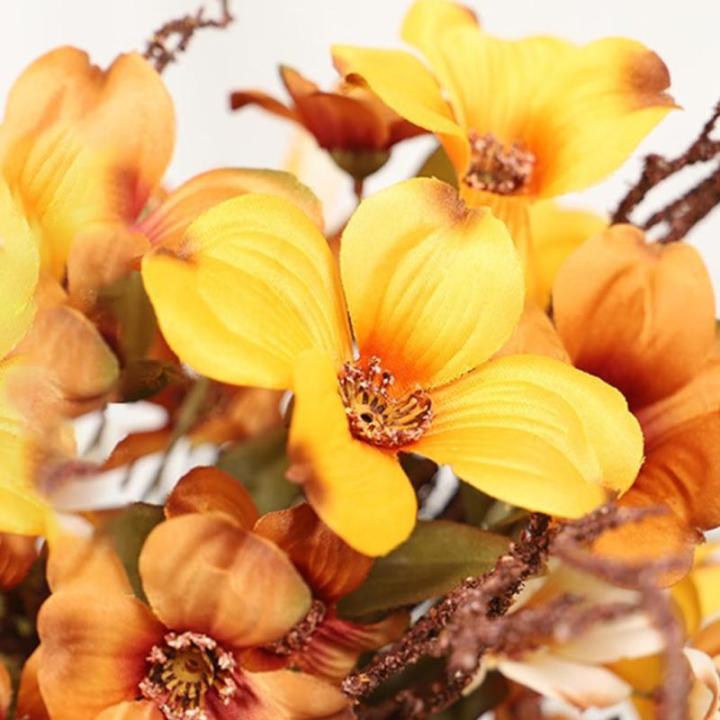Halloween Blume Eimer Künstliche Blumen Desktop Ornament Handwerk Liefert