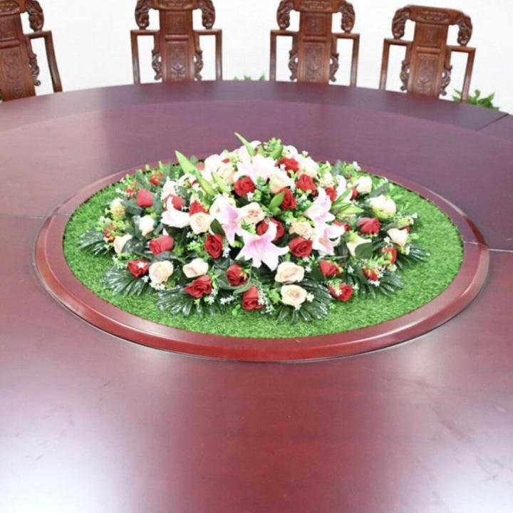 Schachtdeksel Decoratie Gazon Pluizig Rond Tapijt Placemat Van Kunstgras Rond Kunstgras Kunstgras Placemats Kunstgras Kunststof Ronde Mat