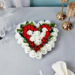 Blumensträuße als Hochzeitsmittelstücke, künstliche Rosenblüten, Blumensträuße, Arrangement, Hochzeitstischdekoration