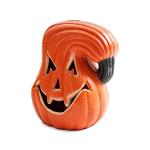 Halloween-Kürbislampe, künstlicher Kürbis, gefälschte Erntekürbisse, beleuchtete Kürbislampe für Halloween, Veranda, Party, Haustür, Kamindekoration, 17 x 17,8 cm (2#)