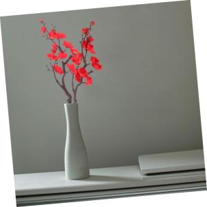 2st Simulation Pflaumenblüte Blumenvase Rosenstrauß Einmachgläser Dekoration Blumenstrauss Blumenstrauß Gefälschtes Pflaumenblütenornament DIY Pflaumenblüten-dekor Plastik R