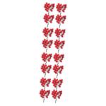 16 STK Simulierte Kirschtomaten Obst-Requisite Mini-Cherry-Tomaten Simulation Kirschtomaten Künstliche Kirschtomaten Kirschtomatenmodell Hausbedarf Lebensechte Tomaten PVC Rot