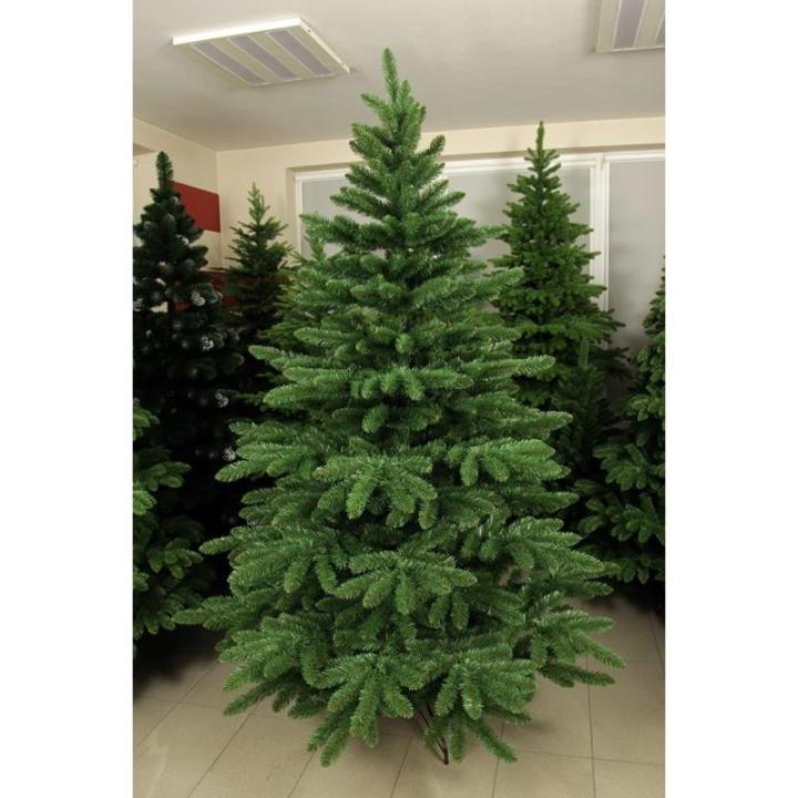 - Kunstkerstboom - Spaanse dennenboom - Spaanse dennenboom - kunstkerstboom - kerstdecoratie - kerstboom - 220 cm - 100% PVC - metalen standaard