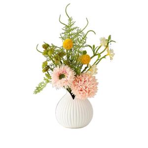 Kunstblumen Künstliche Blumen im Topf – kleine künstliche Pflanzen im Topf, Mini-Kunstpflanzen in Töpfen, Arrangement-Dekorationen für Zuhause für jeden Anlass