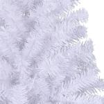 Kunstkerstboom met standaard, 180 cm hoog, kunstdennenboom, kerstdecoratie, hoge pvc en staal, wit