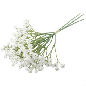 Künstliche Schleierkraut Seidenblumen, lebensechte Blüte, allergiefreundliches Geschenk (weiß)