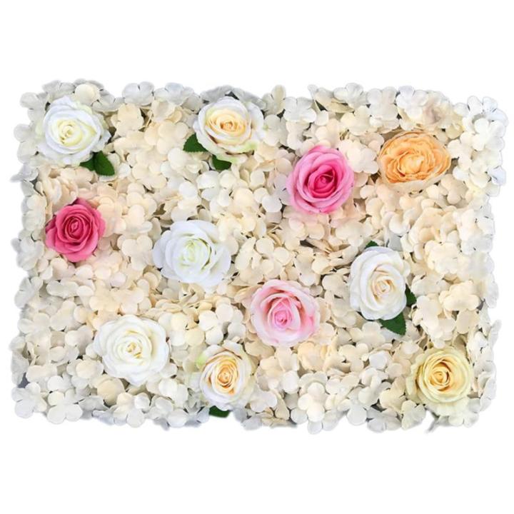 1 stuk 40 cm x 60 cm bloemenwandpaneel, , wandpaneel, bloemen, achtergrond, voor bruiloft, verjaardag, feest, woondecoratie, wanddecoratie, champagne D