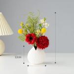 Kunstblumen Künstliche Blumen im Topf – kleine künstliche Pflanzen im Topf, Mini-Kunstpflanzen in Töpfen, Arrangement-Dekorationen für Zuhause für jeden Anlass