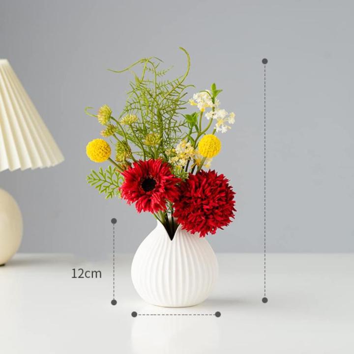 Kunstblumen Künstliche Blumen im Topf – kleine künstliche Pflanzen im Topf, Mini-Kunstpflanzen in Töpfen, Arrangement-Dekorationen für Zuhause für jeden Anlass
