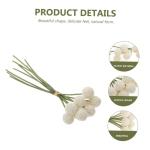 1stk Simulierte Kugelchrysantheme Chrysanthemenstiel Gefälschte Chrysanthemenblüte Bulk-vasen Künstlicher Hortensienstrauß Hochzeitsblumensträuße Heimdekoration Plastik Weiß