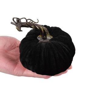 Samtkürbisse - Samtkürbisse, dekorativer aus Schaumstoff | 10 cm / 3,9 Zoll künstliche bunte Kürbisse Foto Dekoration für Zuhause