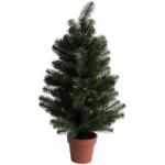 künstlicher Tannenbaum Karpaten im braunen Kunststofftopf, ca. 70 cm Gesamthöhe