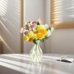 Silikon-Blumenarrangement-Werkzeuge, staubdichte Ornamente, Dekoration, Waterpro Desktop L1O3 Vase, feuchtigkeitsbeständig