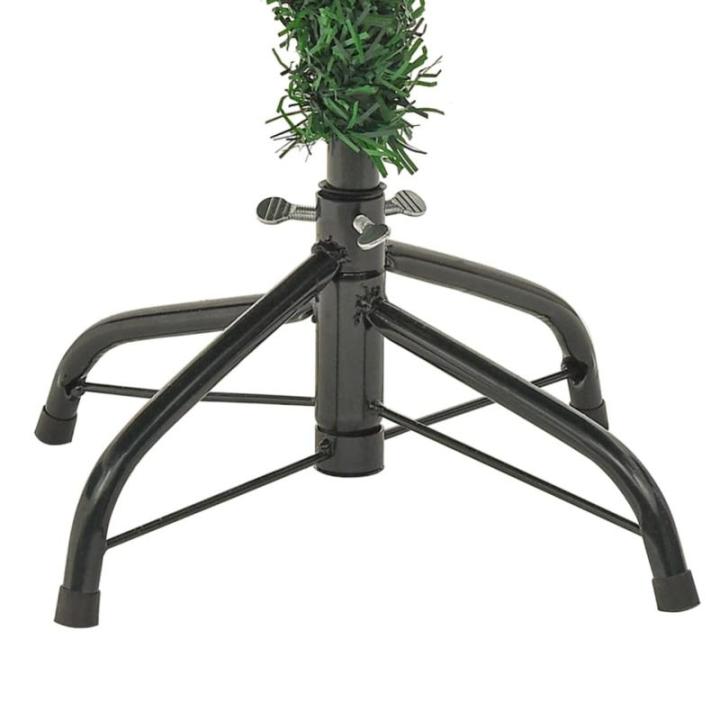 Weihnachtsbaum mit Beleuchtung und Kiefernzapfen Grün 120 cm Christbaum Dekobaum Kunstbaum mit Ständer Tannenbaum Weihnachten Künstlicher Weihnachtsbaum für Weihnachtsdeko
