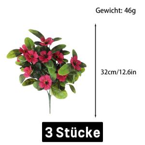 Künstliche Blume Künstlicher Blumenstrauß Blumen mit Einzelner Stielen für DIY Blumenarrangements Hochzeit Party Zuhause Babyparty Dekor 1518