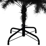 Christbaum künstlich,USB Weihnachtsbaum,Tannenbaum,Künstlicher Weihnachtsbaum mit Ständer Schwarz 150 cm PVCchristmas Tree,Weihnachtsbaum mit Beleuchtung,