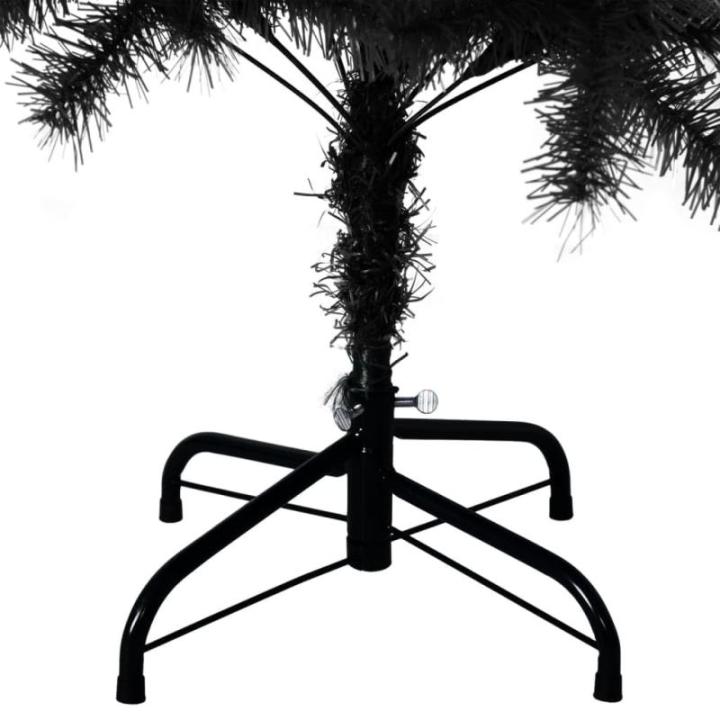 Christbaum künstlich,USB Weihnachtsbaum,Tannenbaum,Künstlicher Weihnachtsbaum mit Ständer Schwarz 150 cm PVCchristmas Tree,Weihnachtsbaum mit Beleuchtung,