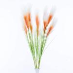 5 stks Kunstbloemen, Pampas Gras Larg Ascendant Gras Nep Bloemen Gras voor Bruiloft Boeketten Home Party Hotel Centerpieces Decoraties, Oranje