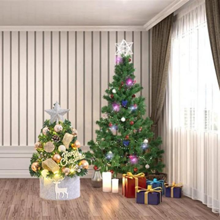 Mini-Weihnachtsdeko für Kinder als Baum. Für Alter, für Verzierungen mit bunten Ornamenten für Feiern für Feiern (45 cm, gelb)