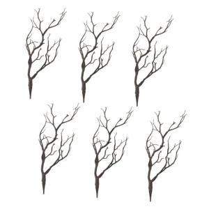 12 STK Halloween-Dekorationssimulationsanlage künstliche getrocknete Geweihzweige getrocknete Baumzweige Äste kunstpflanze Halloween Dekoration einmachgläser Links DIY Bastelzwe