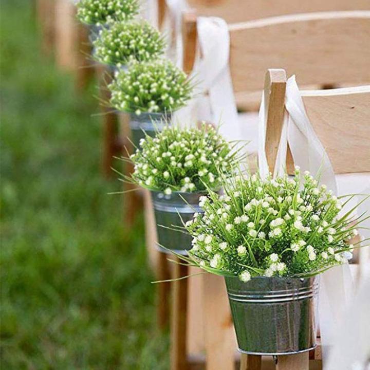 , 6 stuks, , , , , , struik, wit, voor balkon, tuin, huwelijksaanzoek, decoratie, kantoor, raam, bruiloft, buiten binnen