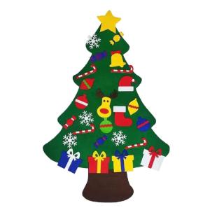Zubehör für Filz-Sets – Christbaumschmuck aus Filz | Weihnachtsdekorationen für Zuhause, Dekoration für Kinder, für Kinder ab 18 Monaten | Schritt 3D-Bastelarbeiten Krippena