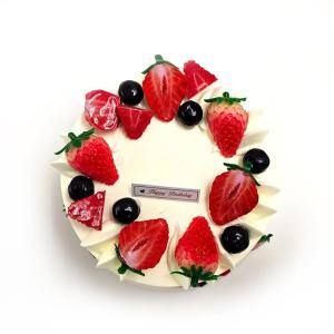 Gefälschter Geburtstagskuchen, realistisch, gefälschte Lebensmittelbäckerei, Laden, Kuchen-Display, Modell, Party-Dekoration, Kunstreplika, Profi-Kuchen, 20,3 cm breit mit Stil 