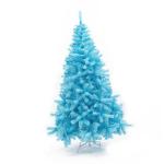 Künstlicher Weihnachtsbaum, Kleiner PVC-Weihnachtsbaum, künstlicher künstlicher Weihnachtsbaum, Weihnachtsdekoration, Himmelblau (1.8m (1.9M-N650T))