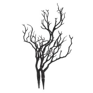 2St Halloween-Dekoration Äste künstliche Blumenkunst künstliche Geweihbaumzweige Halloween Dekoration Halloween dekoartikel Links weihnachtsdeko DIY Zweige künstliche Stammdeko