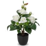 Kunstbloemen, rozenstruik, , kunstrozen in pot, rozenstruik, decoratie, woonkamer, balkon, terras, tuin, bruiloft
