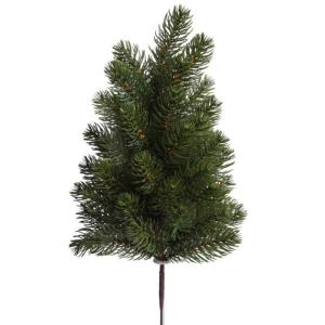 Kunstkerstboom op draadsteel