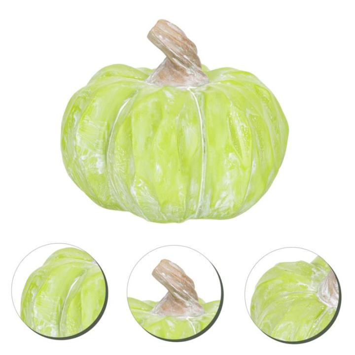 Pompoen 2 Stuks - Decoratie Halloween Props Levensechte Keramische Halloween Oogstdecoraties Tuin Ornament Plant Decoraties Thanksgiving - Desktop-Decor