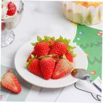 3 Sätze Künstliche Erdbeere Künstliche Erdbeerdekoration Falsches Obst Künstliche Früchte Zur Lebensechten Dekoration Erdbeer Schimmel Gefälschte Erdbeere PVC 10 Stück * 3