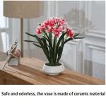 Kunstblumen Simulations-Fälschungsblume, künstliche Bonsai-Pflanzen mit Keramiktopf, Narzissen-Blumenarrangements für Hochzeitsfeiern zu Hause für jeden Anlass