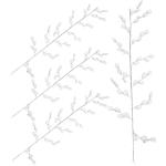 8 Stück Acryl Künstliche Blumenhandwerk Perlen Acryl Zweig Blütenknospen Zweig Hochzeit Party Heimdekoration Künstliche Ranke