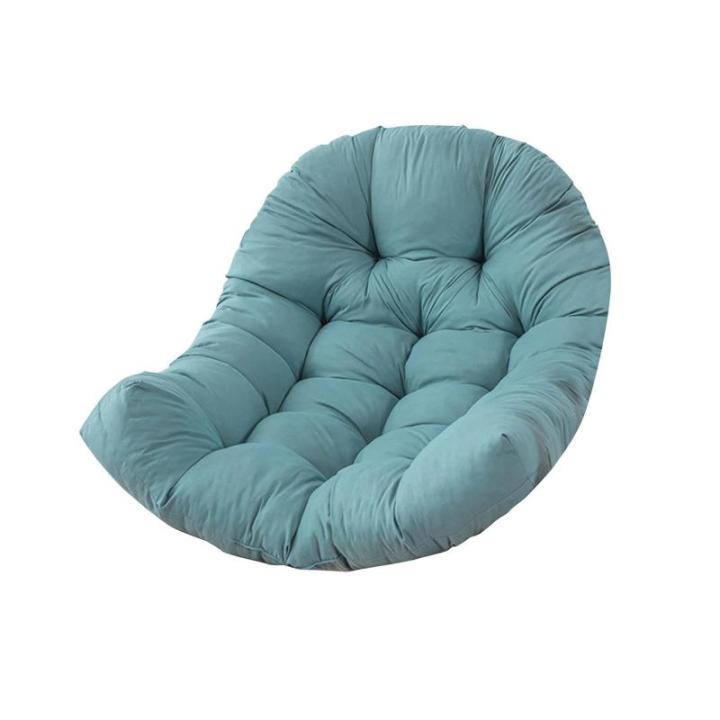 Komfortables Polster für Hängestühle, Weiches Sitzkissen für Schaukelstühle Im Freien, grau Grün