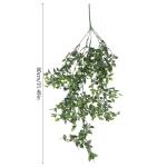 , hangende groene hangende 2 stuks, bladeren, namaak-slingers, kunststof planten, voor bruiloft, tuin, wanddecoratie (lengte: 80 cm)