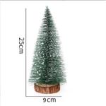 Weihnachtsbaum Christbaum Weihnachtsbaumdekoration, Kleiner Flaschenbürstenbaum, Desktop-Weihnachtsbaum Künstlicher Weihnachtsbaum(25cm)