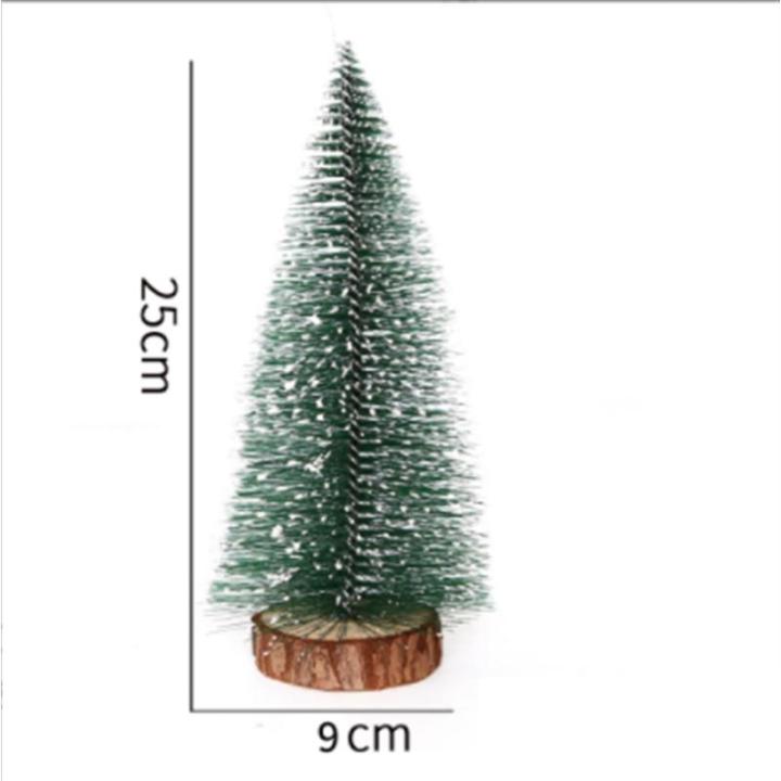 Weihnachtsbaum Christbaum Weihnachtsbaumdekoration, Kleiner Flaschenbürstenbaum, Desktop-Weihnachtsbaum Künstlicher Weihnachtsbaum(25cm)